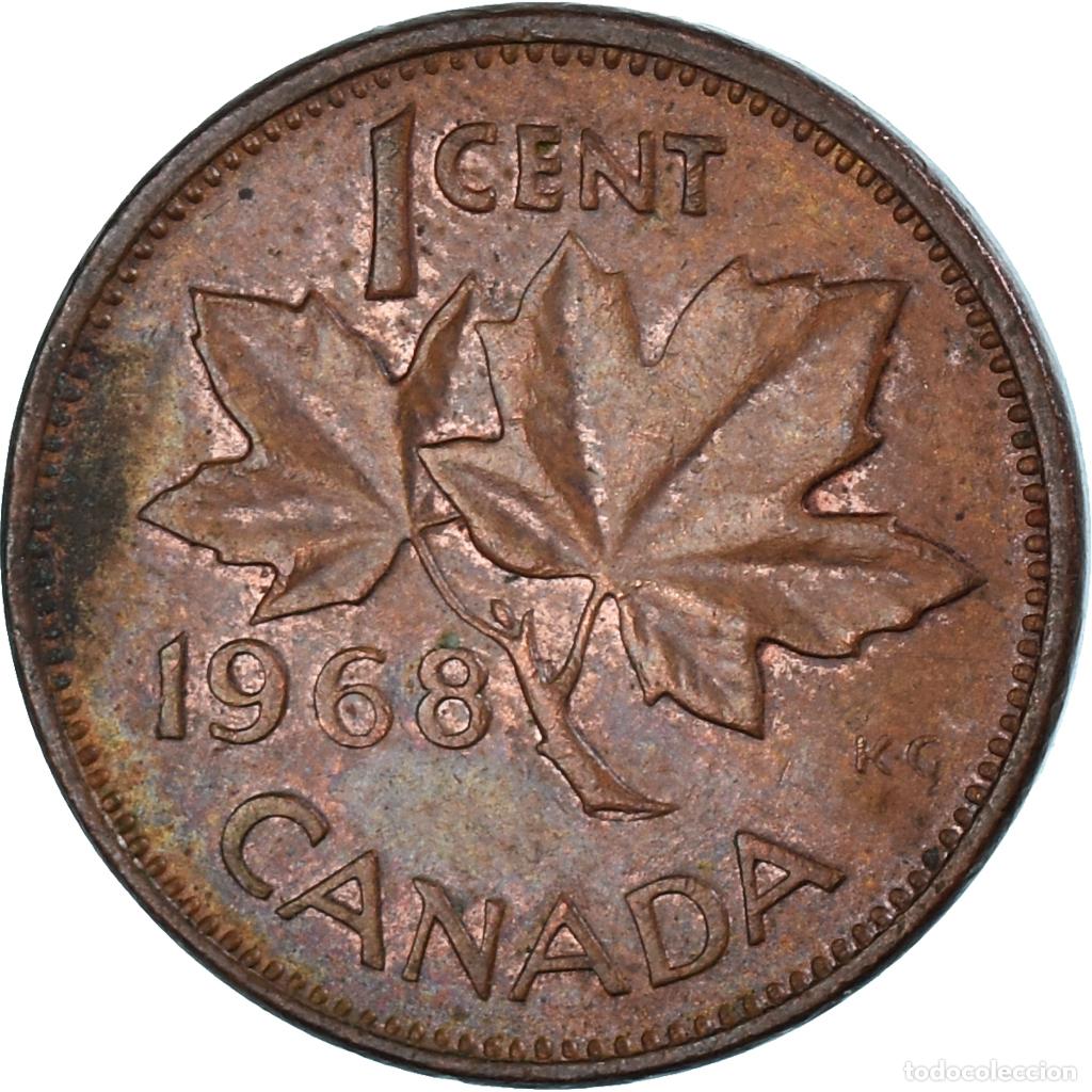 Monedas antiguas de Am&eacute;rica: [#1328771] Moneda, Canad&aacute;, Cent, 1968 - Foto 2