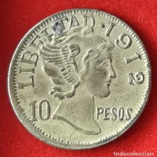 Monedas antiguas de América: MONEDA DE MÉXICO 1912 - 10 PESOS - LIBERTAD - EXTREMADAMENTE RARA