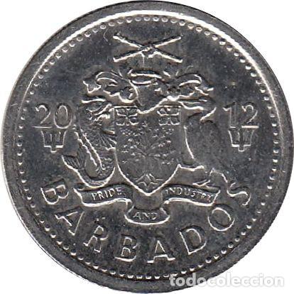 Monedas antiguas de Am&eacute;rica: BARBADOS 10 Centavos 2012 KM#12a - Foto 2