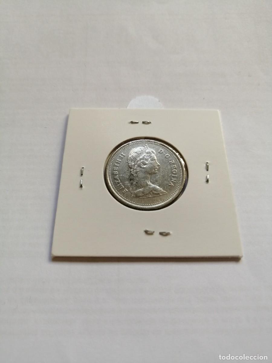 Monedas antiguas de Am&eacute;rica: Canad&aacute; 25 Cents 1981 - Foto 2