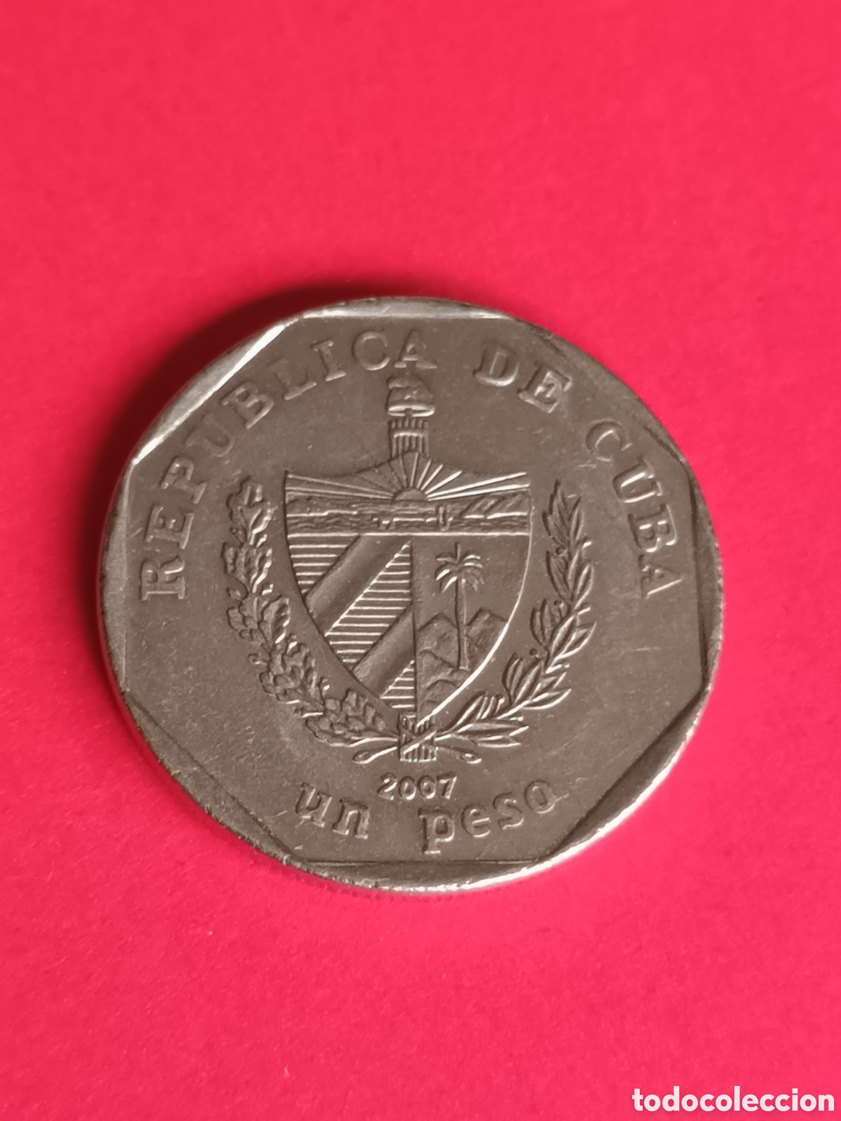 Monedas antiguas de Am&eacute;rica: CUBA. 1 PESO DE 2007. - Foto 2