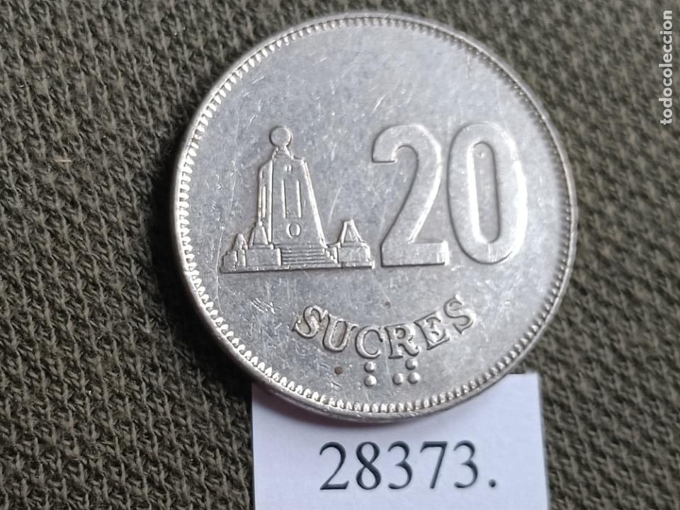 Monedas antiguas de Am&eacute;rica: Ecuador 20 sucres 1988 - Foto 1