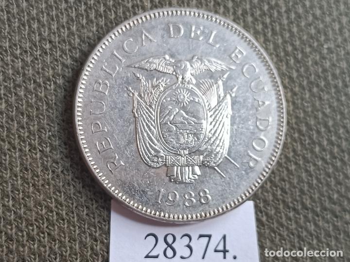 Monedas antiguas de Am&eacute;rica: Ecuador 20 sucres 1988 - Foto 1