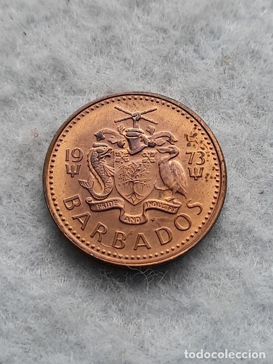 Monedas antiguas de Am&eacute;rica: Barbados. 1 C&eacute;ntimo. A&ntilde;o 1973 - Foto 1