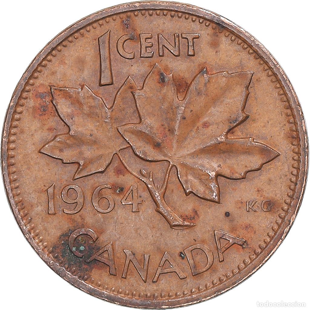 Monedas antiguas de Am&eacute;rica: [#1301627] Moneda, Canad&aacute;, Cent, 1964 - Foto 2