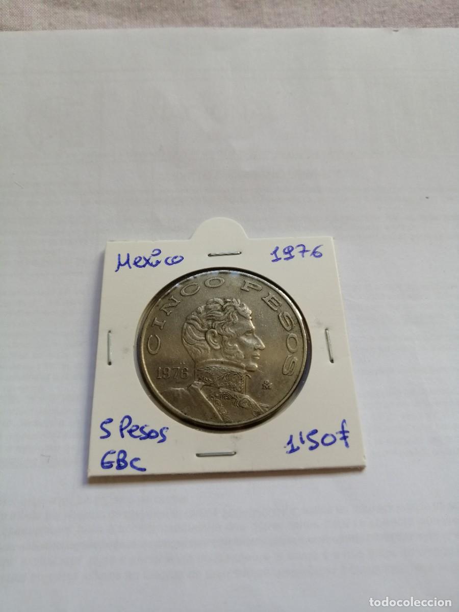 Monedas antiguas de Am&eacute;rica: M&eacute;xico 5 pesos 1976 - Foto 1