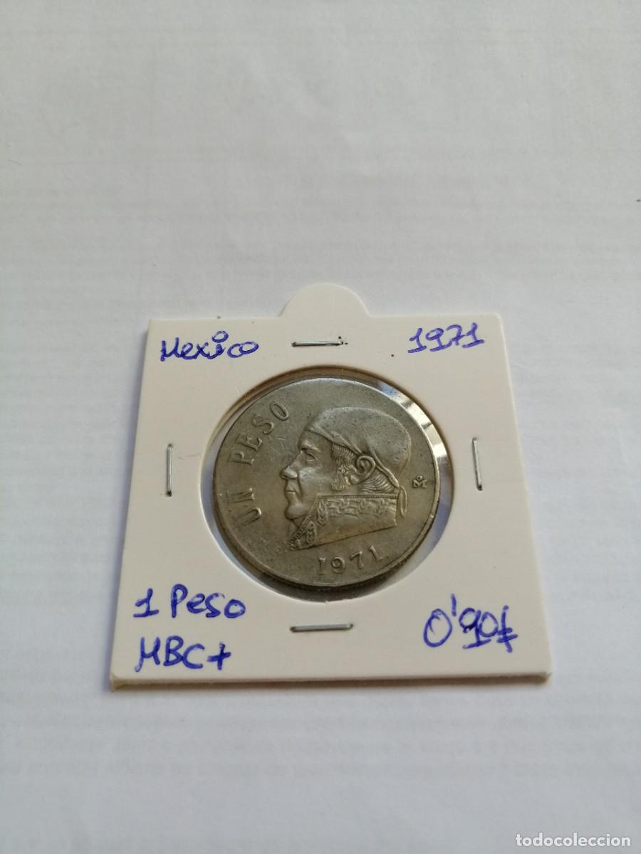 Monedas antiguas de Am&eacute;rica: M&eacute;xico 1 peso 1971 - Foto 1