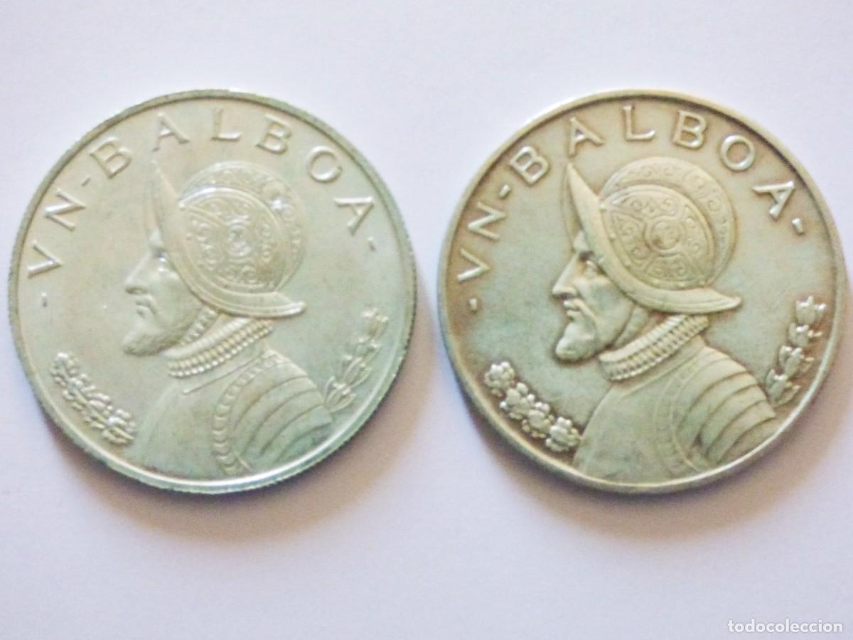 Monedas antiguas de Am&eacute;rica: UN BALBOA, PANAM&Aacute; DE LOS A&Ntilde;OS 1947 Y 1966