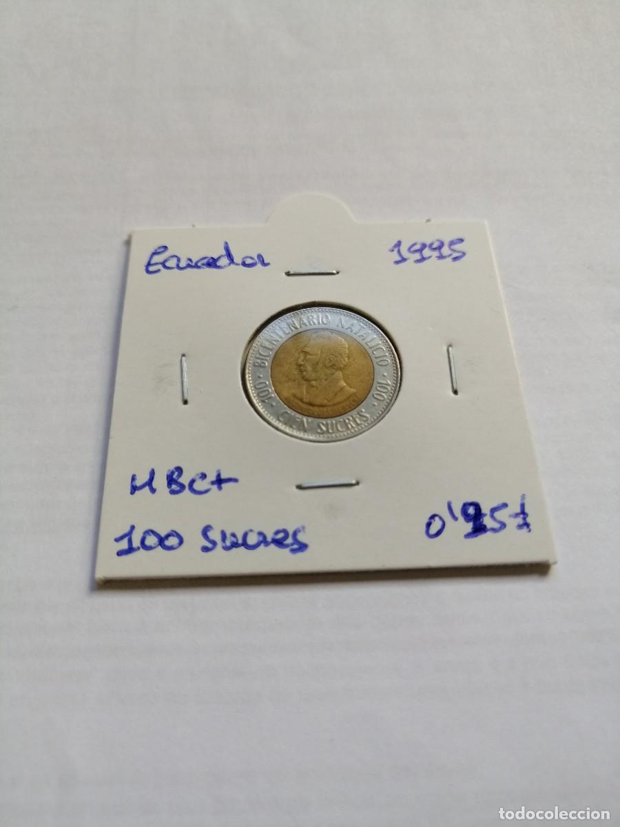 Monedas antiguas de Am&eacute;rica: Ecuador 100 Sucres 1995 - Foto 1