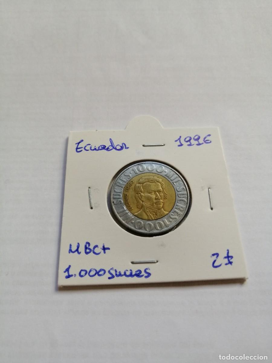 Monedas antiguas de Am&eacute;rica: Ecuador 1000 Sucres 1996 - Foto 1