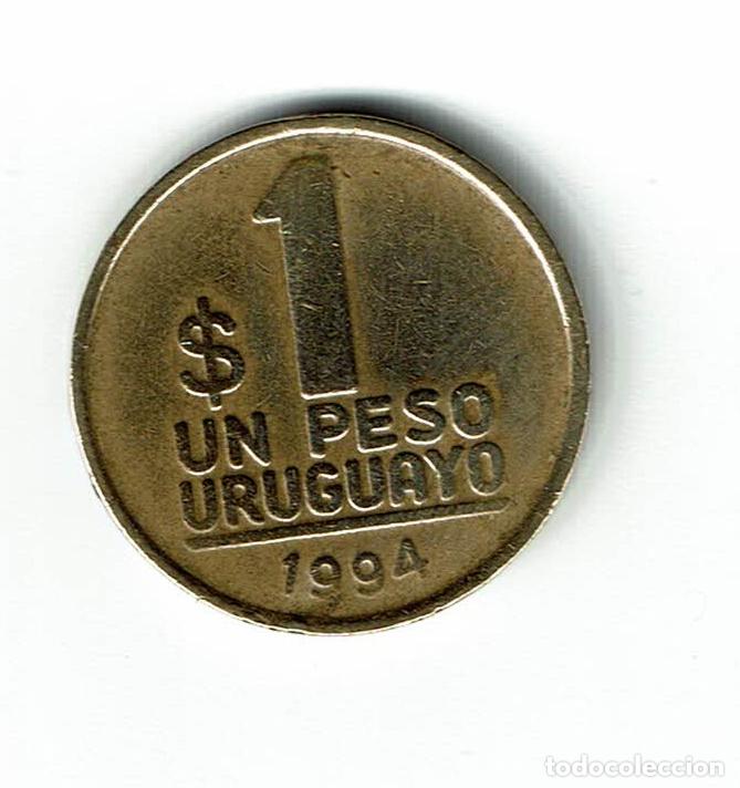 Monedas antiguas de Am&eacute;rica: URUGUAY 1 PESO 1994 - Foto 2