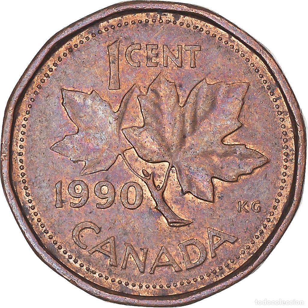 Monedas antiguas de Am&eacute;rica: [#1331673] Moneda, Canad&aacute;, Cent, 1990 - Foto 2