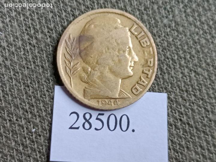 Monedas antiguas de Am&eacute;rica: Argentina 5 centavos 1944, c&eacute;ntimos - Foto 1