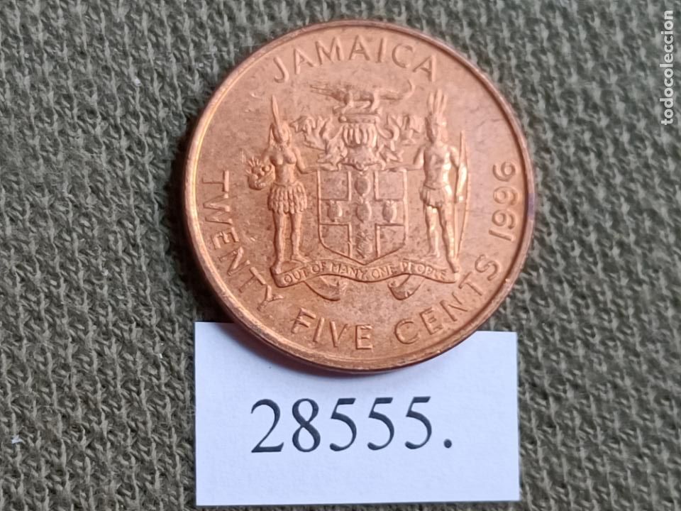 Monedas antiguas de Am&eacute;rica: Jamaica 5 c&eacute;ntimos 1996 - Foto 2
