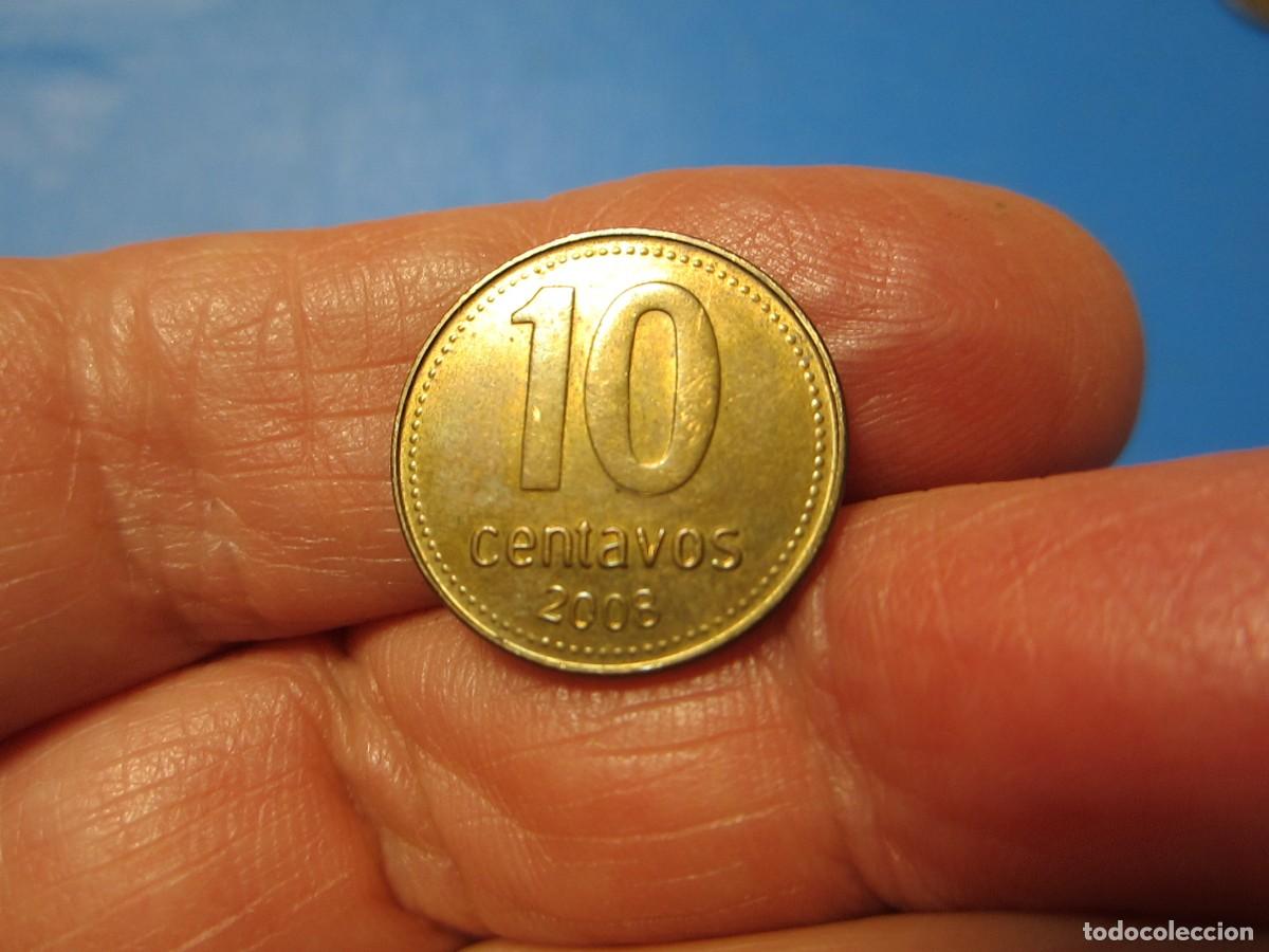 Monedas antiguas de Am&eacute;rica: MONEDA DE ARGENTINA DE 10 CENTAVOS DE 2008 - Foto 2