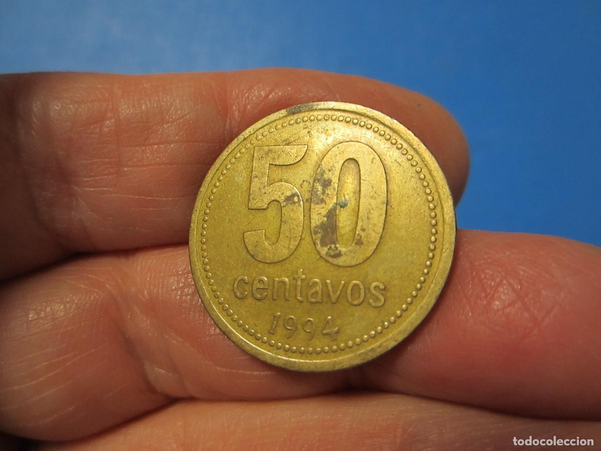 Monedas antiguas de Am&eacute;rica: MONEDA DE ARGENTINA DE 50 CENTAVOS DE 1994 - Foto 2