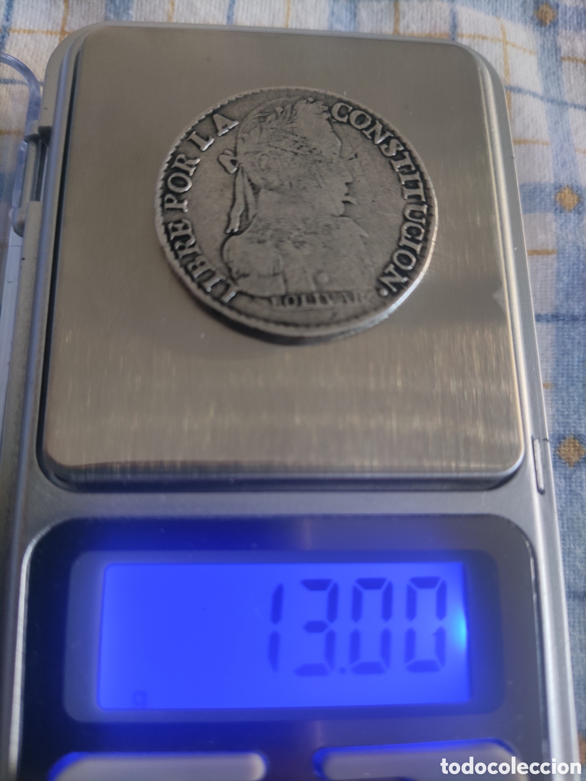 Monedas antiguas de Am&eacute;rica: Moneda de 4 Soles 1830, Bolivia, con error - Foto 3