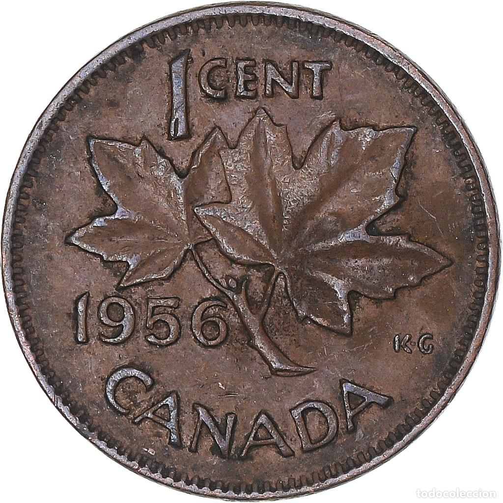 Monedas antiguas de Am&eacute;rica: [#1331675] Moneda, Canad&aacute;, Cent, 1956 - Foto 2