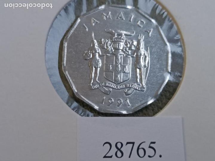 Monedas antiguas de Am&eacute;rica: Jamaica 1 centimo 1991 - Foto 1