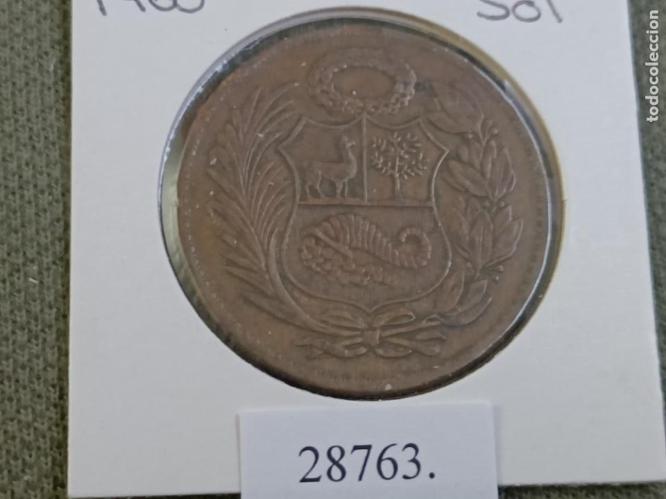 Monedas antiguas de Am&eacute;rica: Peru 1 sol 1960 - Foto 1