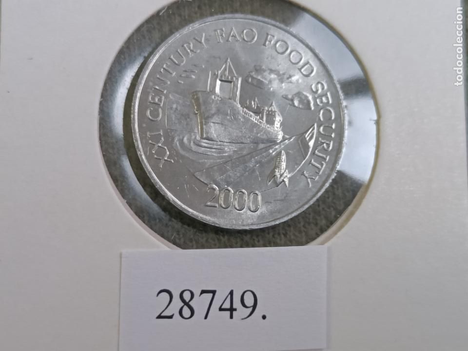 Monedas antiguas de Am&eacute;rica: Panama 1 centimo 2000, FAO - Foto 1