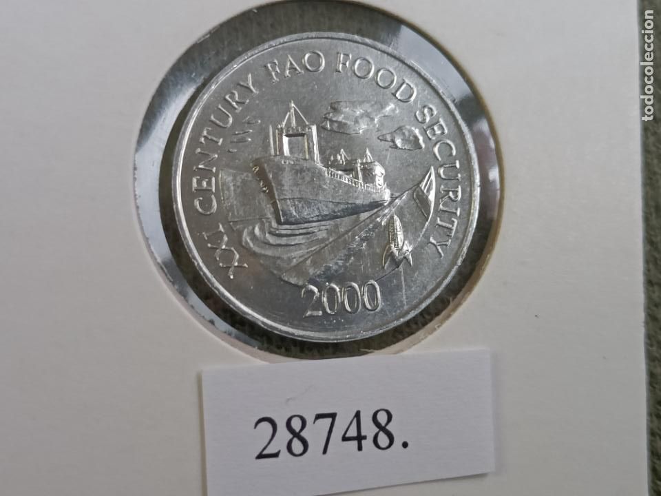 Monedas antiguas de Am&eacute;rica: Panama 1 centimo 2000, FAO - Foto 1