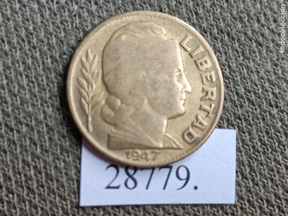 Monedas antiguas de Am&eacute;rica: Argentina 10 centavos 1947 c&eacute;ntimos - Foto 1