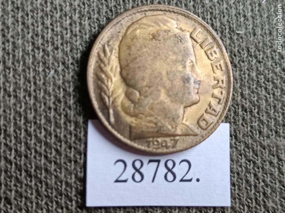 Monedas antiguas de Am&eacute;rica: Argentina 10 centavos 1947 c&eacute;ntimos - Foto 1