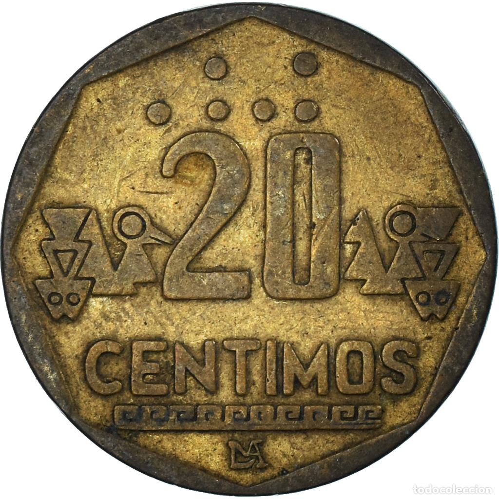 Monedas antiguas de Am&eacute;rica: [#1334373] Moneda, Per&uacute;, 20 Centimos, 1996 - Foto 2