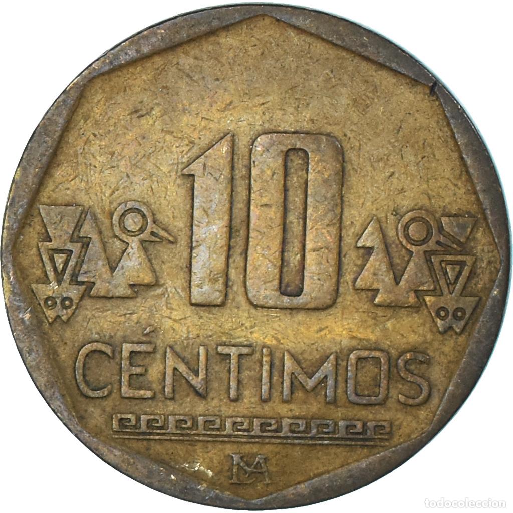 Monedas antiguas de Am&eacute;rica: [#1334376] Moneda, Per&uacute;, 10 Centimos, 2001 - Foto 2