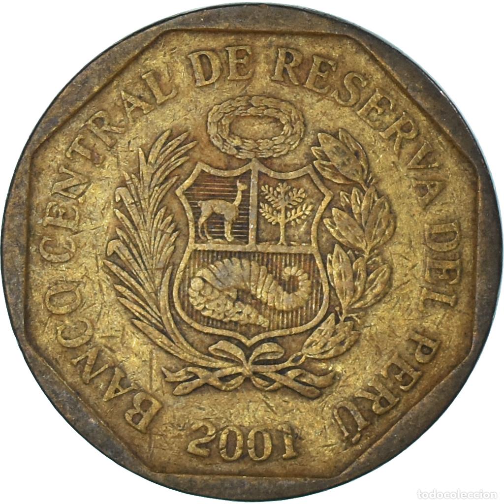 Monedas antiguas de Am&eacute;rica: [#1334376] Moneda, Per&uacute;, 10 Centimos, 2001 - Foto 1