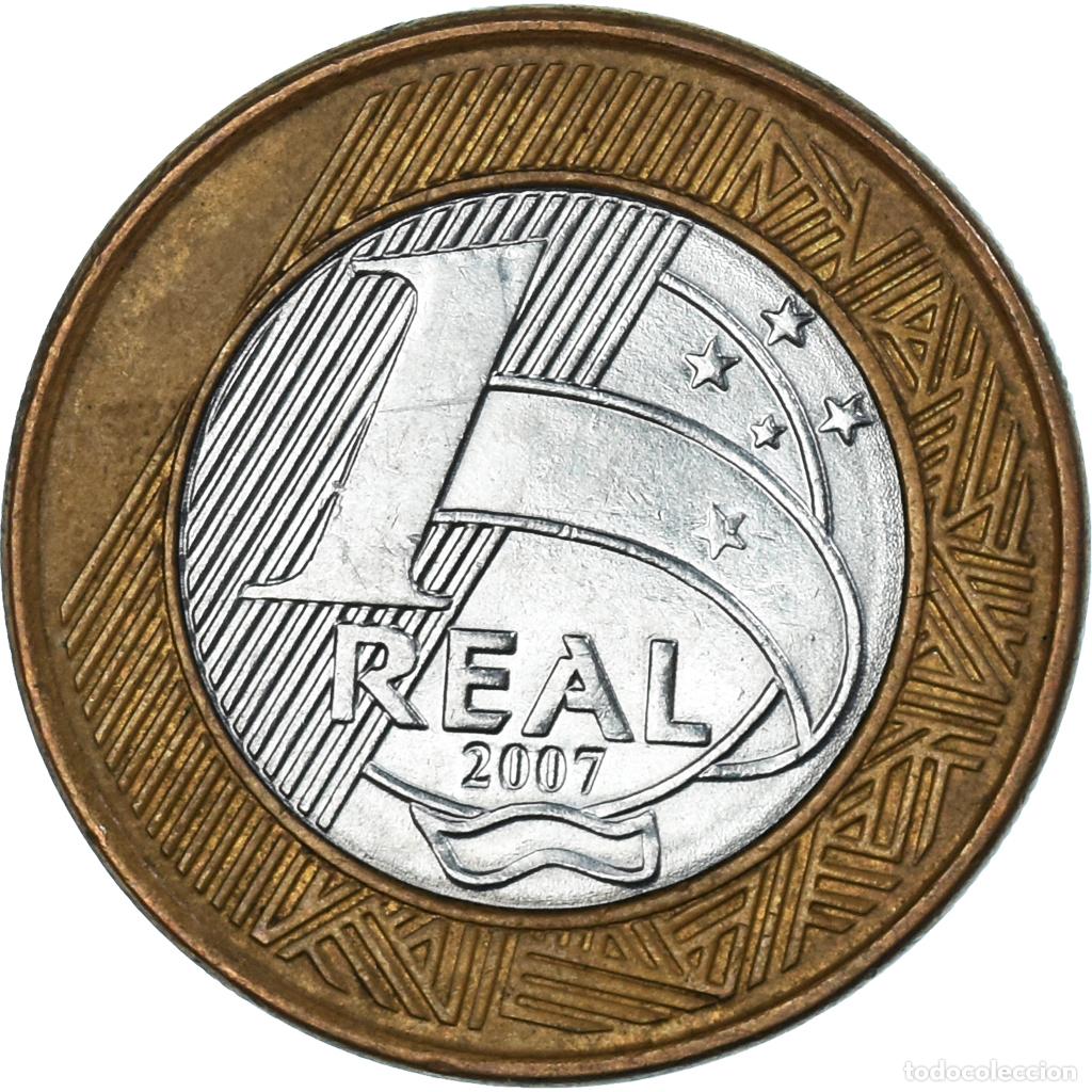 Monedas antiguas de Am&eacute;rica: [#1334290] Moneda, Brasil, Real, 2007 - Foto 2