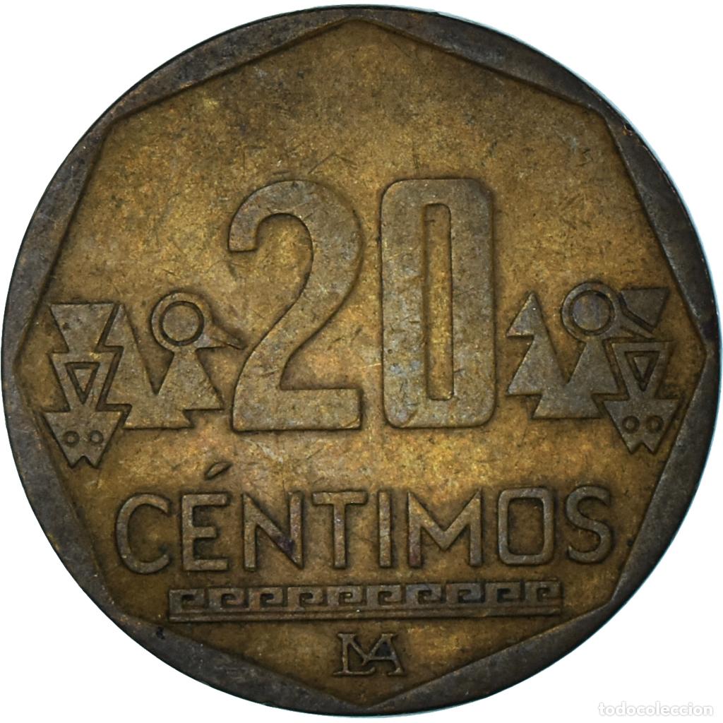 Monedas antiguas de Am&eacute;rica: [#1334356] Moneda, Per&uacute;, 20 Centimos, 2002 - Foto 2