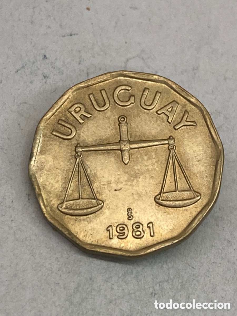 Monedas antiguas de Am&eacute;rica: Moneda 50 c&eacute;ntimos 1981 Uruguay M5 - Foto 2