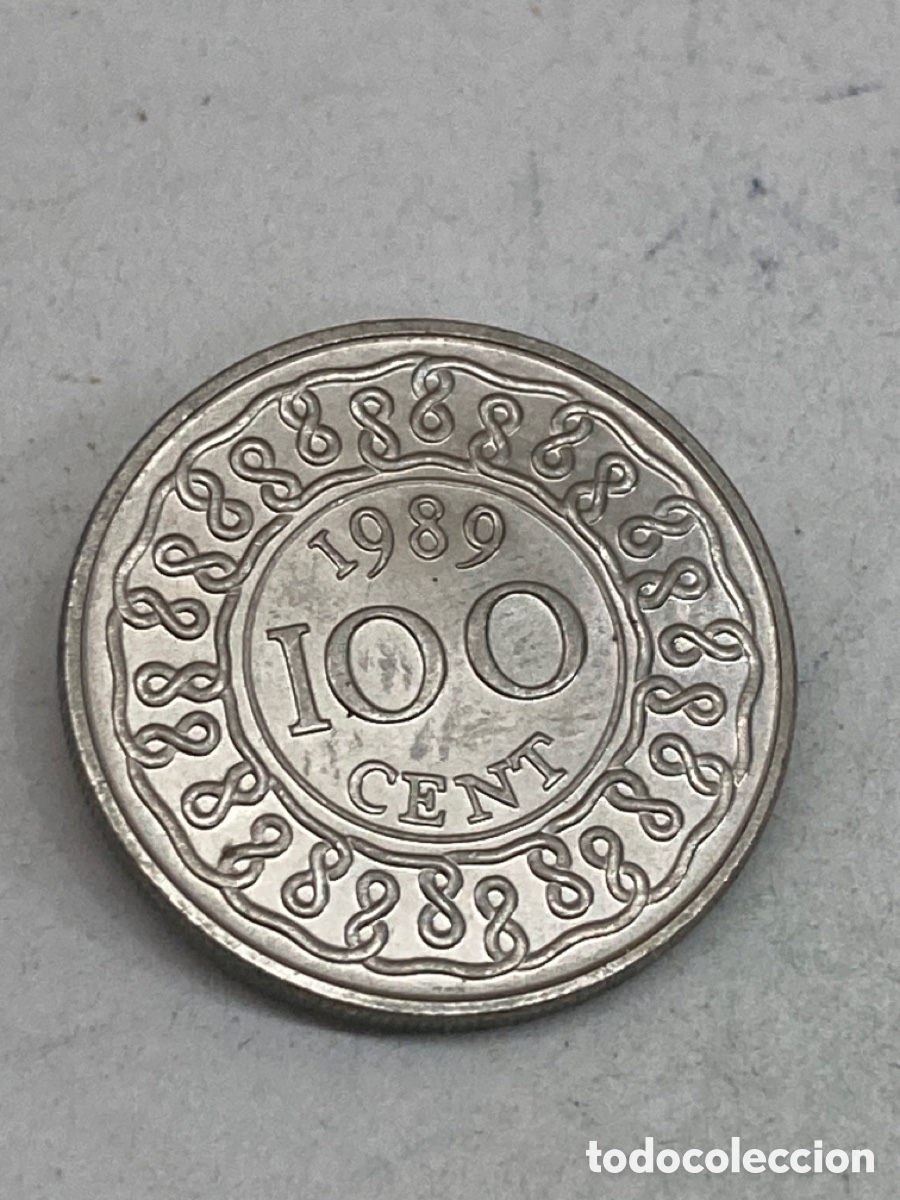 Monedas antiguas de Am&eacute;rica: Moneda 100 Cent 1989 Suriname M8 - Foto 1