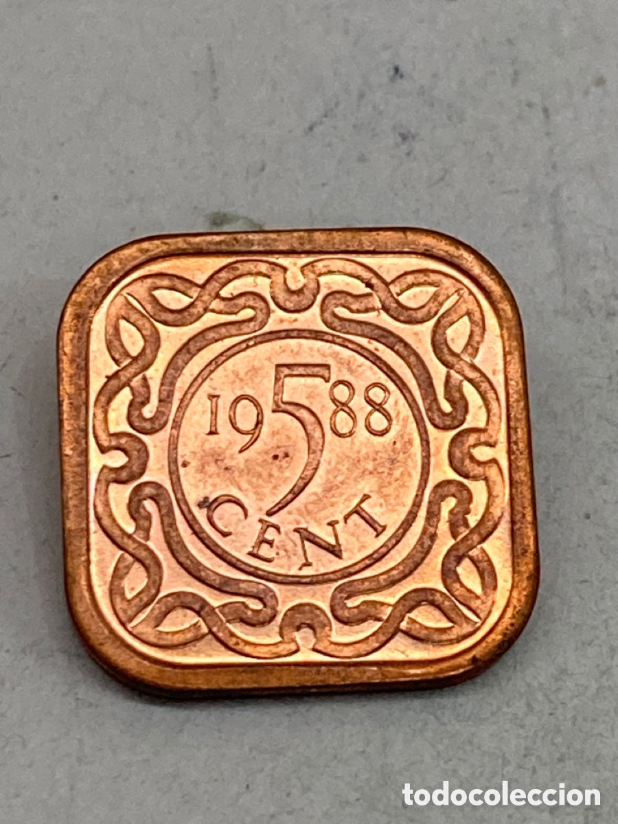 Monedas antiguas de Am&eacute;rica: Moneda 5 Cent 1988 Suriname M8 - Foto 1