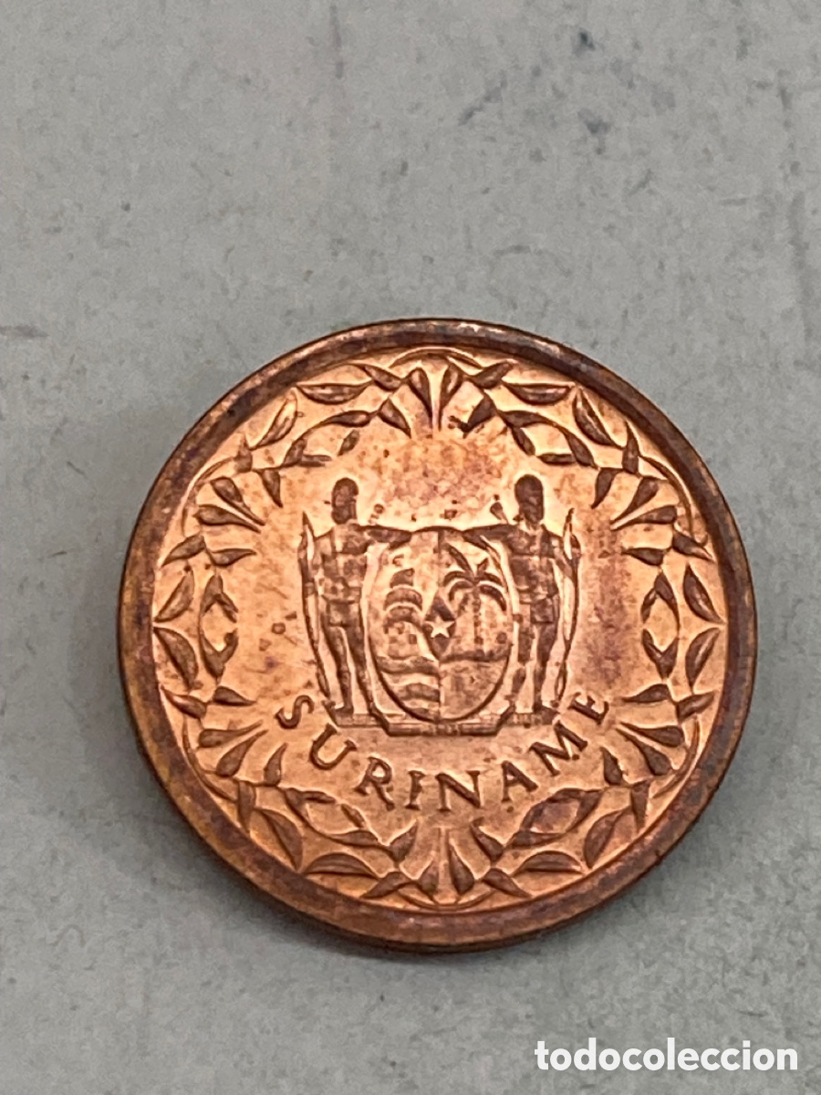 Monedas antiguas de Am&eacute;rica: Moneda 1 Cent 1987 Suriname M8 - Foto 2