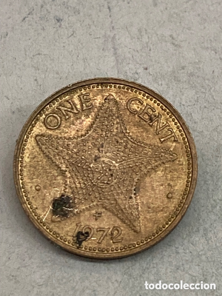 Monedas antiguas de Am&eacute;rica: Moneda 1 Cent 1972 Bahamas M9 - Foto 2