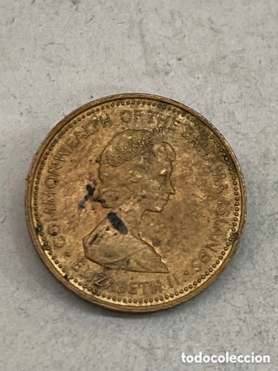 Monedas antiguas de Am&eacute;rica: Moneda 1 Cent 1972 Bahamas M9 - Foto 1