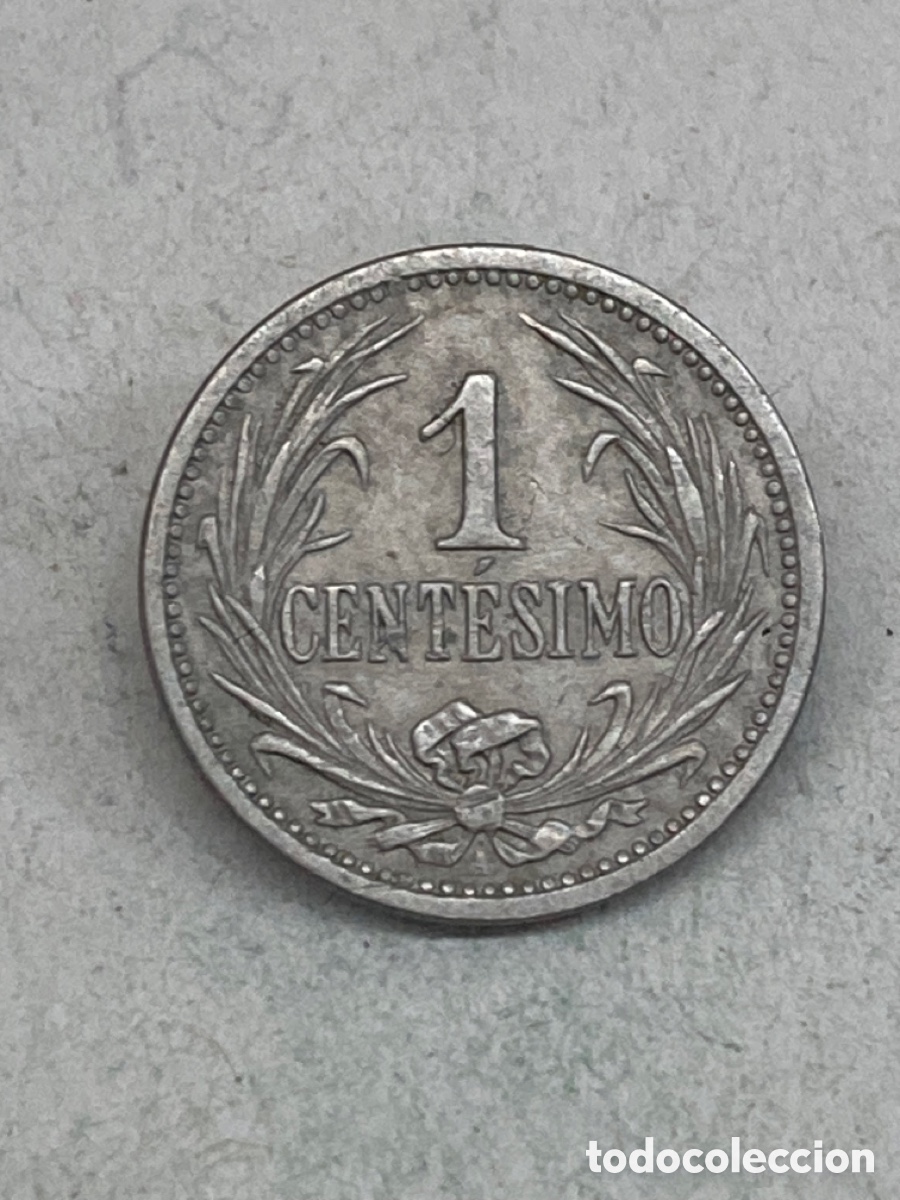 Monedas antiguas de Am&eacute;rica: Moneda 1 Cent&eacute;simo 1909 Uruguay M11 - Foto 1