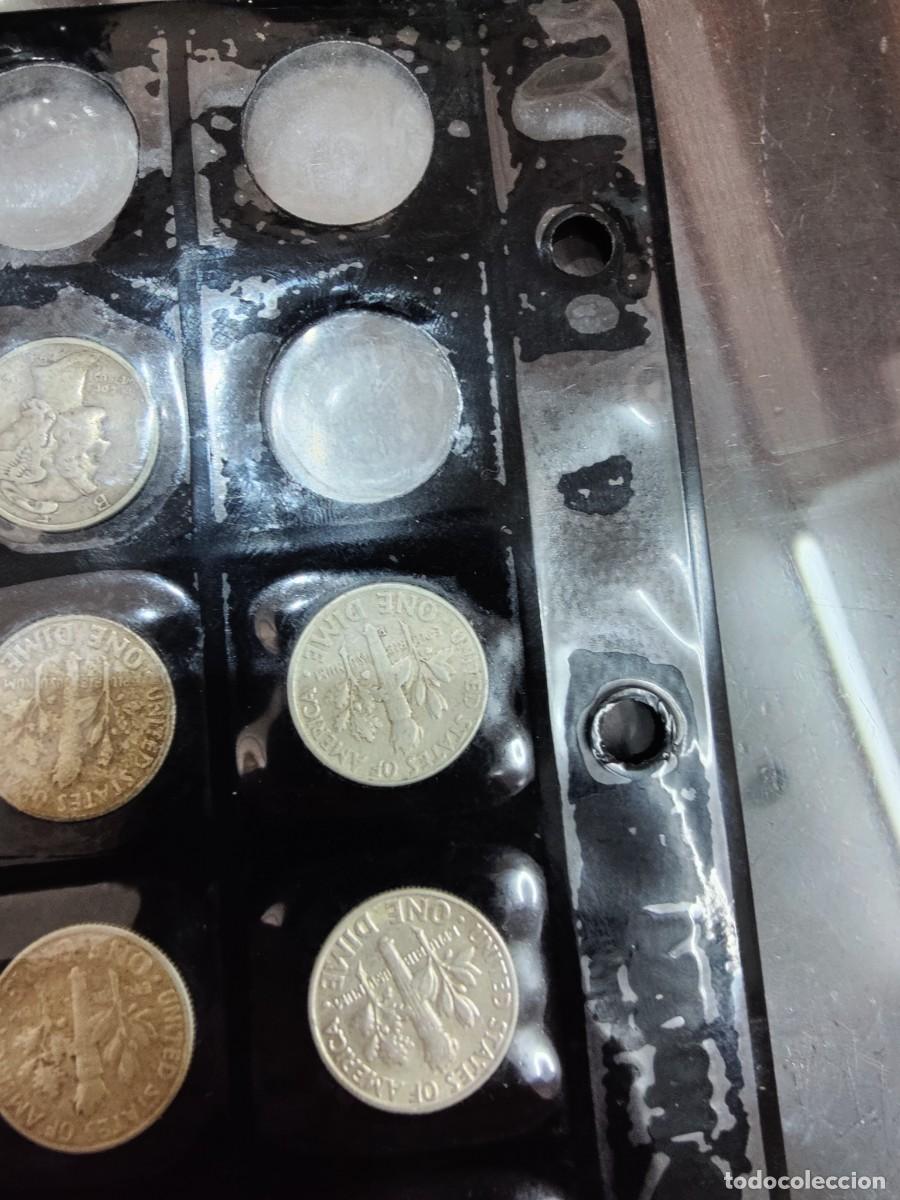 Monedas antiguas de Am&eacute;rica: Lote de conjunto de 35 monedas de 10 centavos - Foto 12