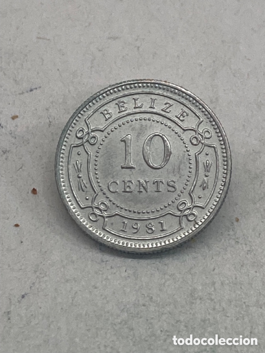 Monedas antiguas de Am&eacute;rica: Moneda 10Cent 1981 Belize X - Foto 1