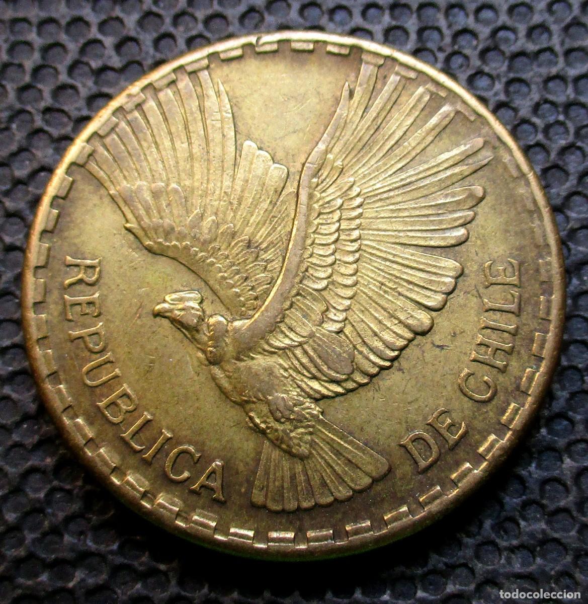 Monedas antiguas de Am&eacute;rica: CHILE 10 CENTESIMOS 1966 (MI-33) - Foto 1