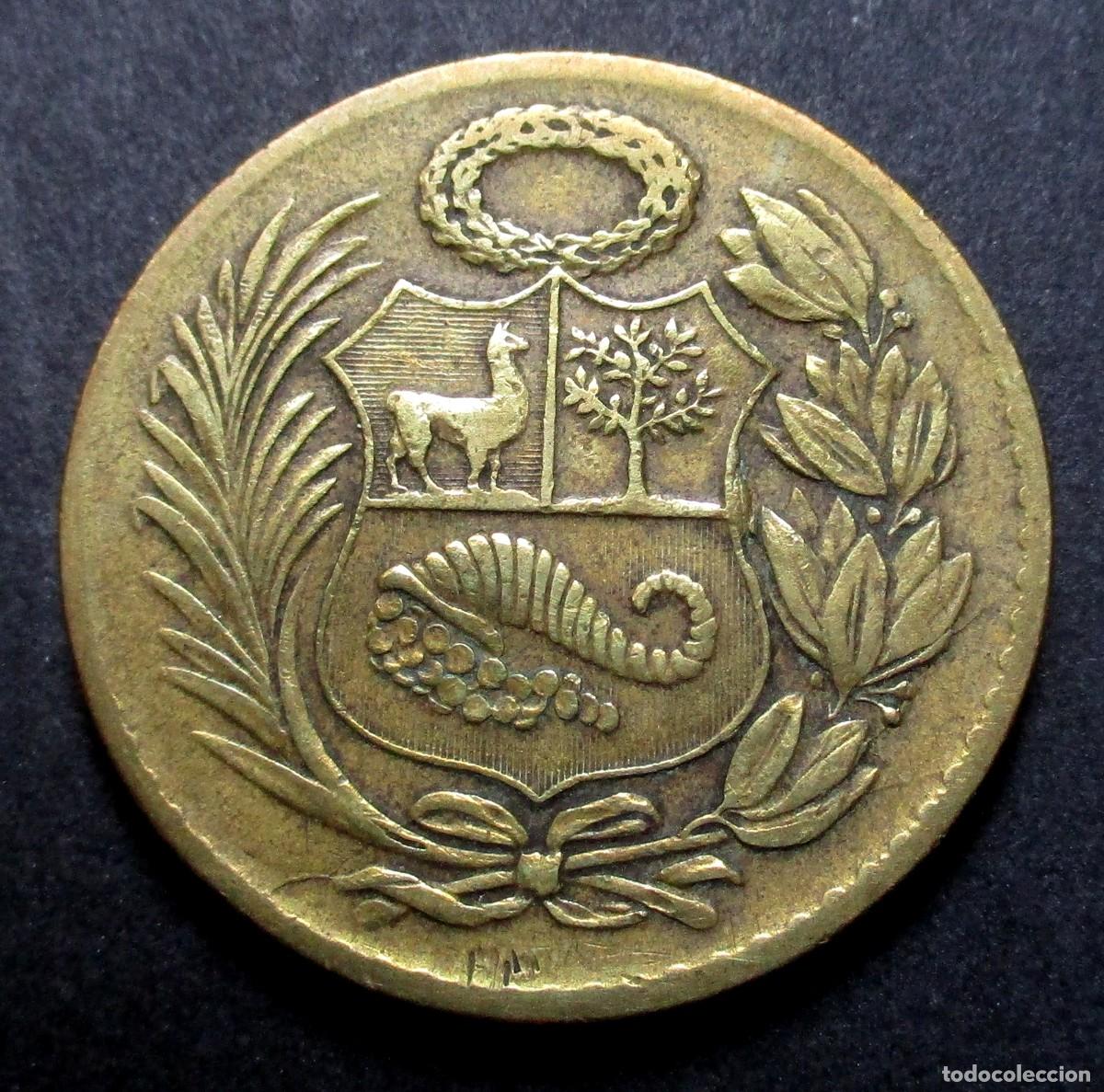 Monedas antiguas de Am&eacute;rica: PERU 1/2 SOL 1960 MI-43 - Foto 1