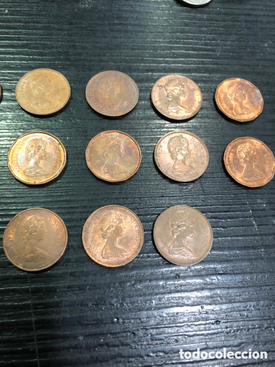Monedas antiguas de Am&eacute;rica: Lote monedas 1 centimo de Canada (L80) - Foto 3