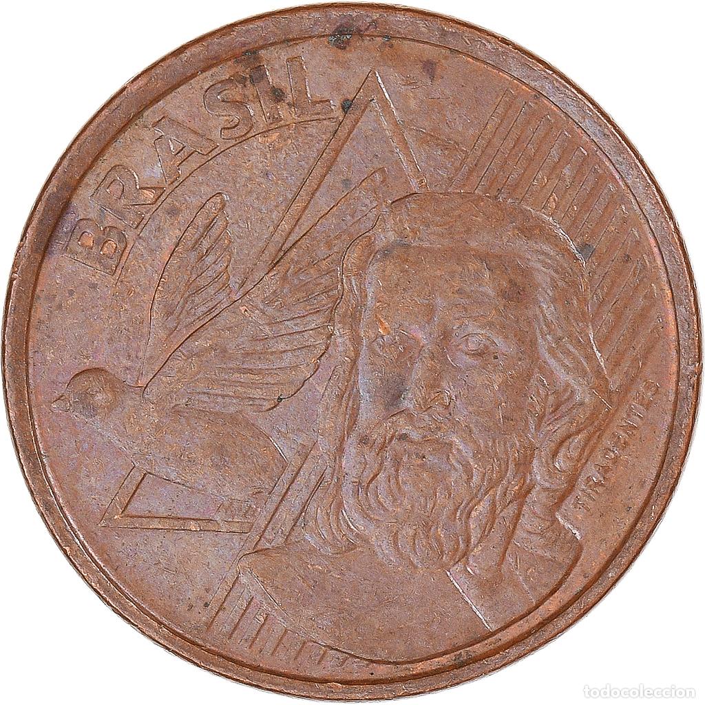Monedas antiguas de Am&eacute;rica: [#1335188] Moneda, Brasil, 5 Centavos, 2012 - Foto 1
