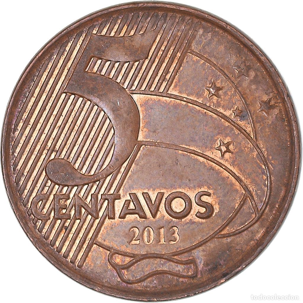 Monedas antiguas de Am&eacute;rica: [#1335443] Moneda, Brasil, 5 Centavos, 2013 - Foto 2