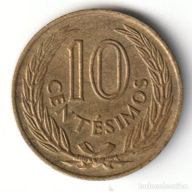 Monedas antiguas de Am&eacute;rica: Uruguay moneda de 10 cent&eacute;simos 1960 - Foto 1