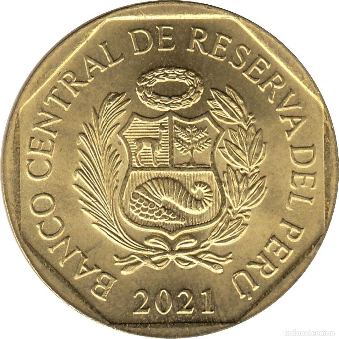 Monedas antiguas de Am&eacute;rica: PER&Uacute; 20 C&eacute;ntimos 2021 KM#306.4 - Foto 1