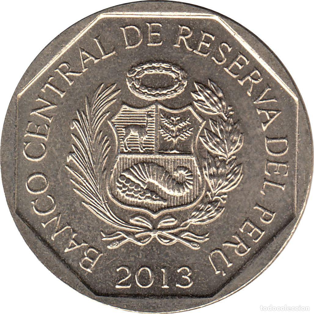 Monedas antiguas de Am&eacute;rica: PER&Uacute; 50 C&eacute;ntimos 2013 KM#307.4 - Foto 1